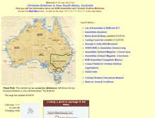 Tablet Screenshot of christianbrethren-nsw.org.au
